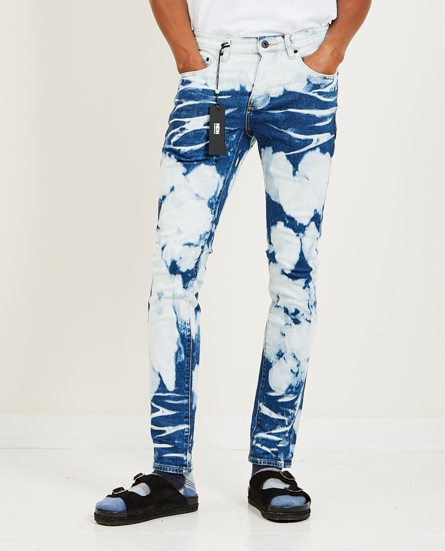 Men NEON DENIM BRAND | Sid001 Bleached Blue