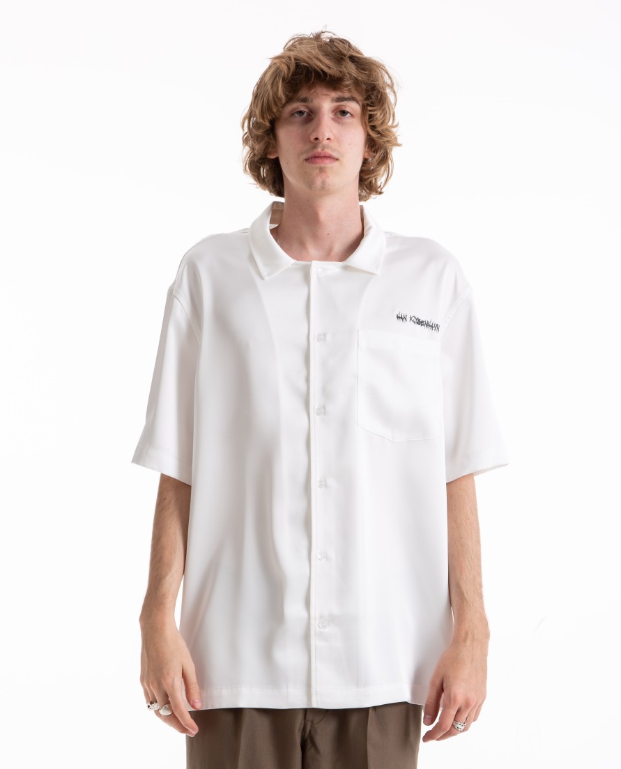 Men HAN KJOBENHAVN | Upside Down Satin Shirt