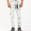 Men NEON DENIM BRAND | Sid Jeans Blue Over Paint