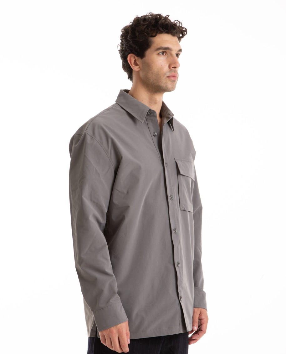 Men HAN KJOBENHAVN | Ripstop Nylon Cargo Shirt