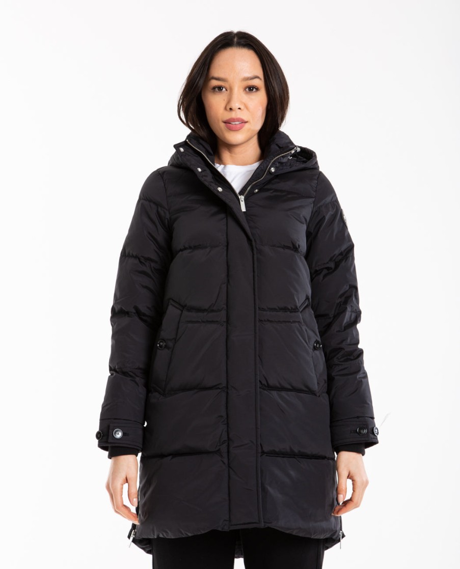 Men WOOLRICH | Puffy Parka Jacket Black