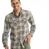 Men RRL | Vintage Twill Plaid Workshirt