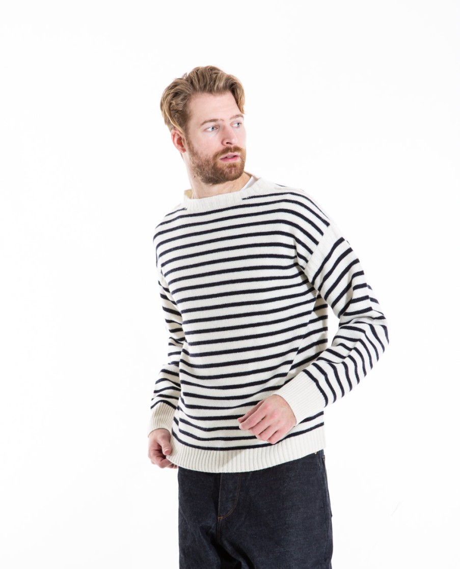 Men ALEX MILL | Stripe Harbor Sweater