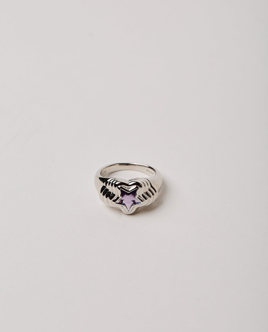 Men JULY CHILD | Starstruck Ring Lilac Silver