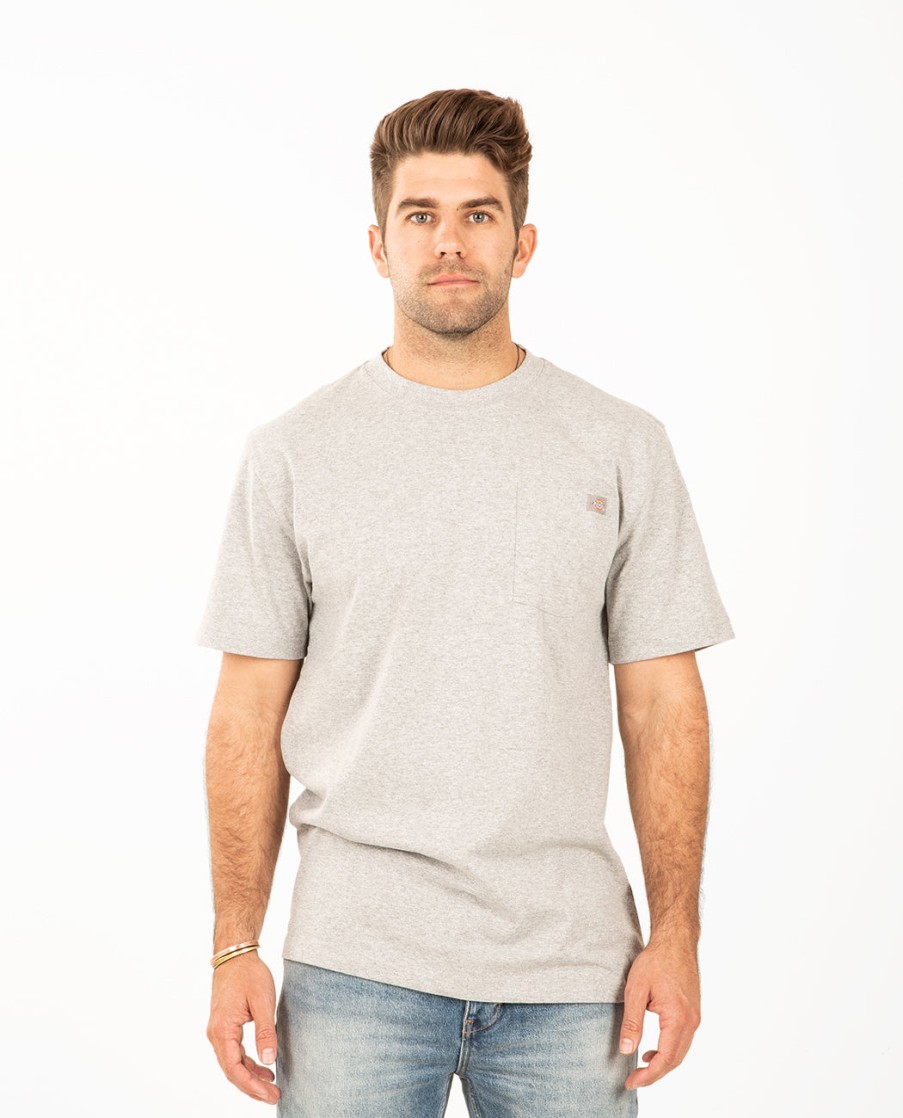 Men DICKIES | Heavyweight Pocket Tee Grey