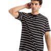 Men NEUW | Linen Striped Band Tee