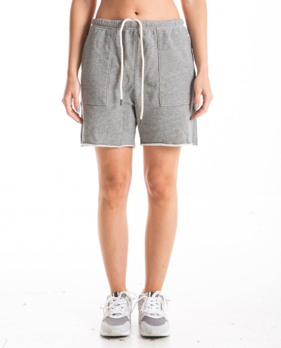 Men THE GREAT | The Patch Pocket Sweat Short Grey