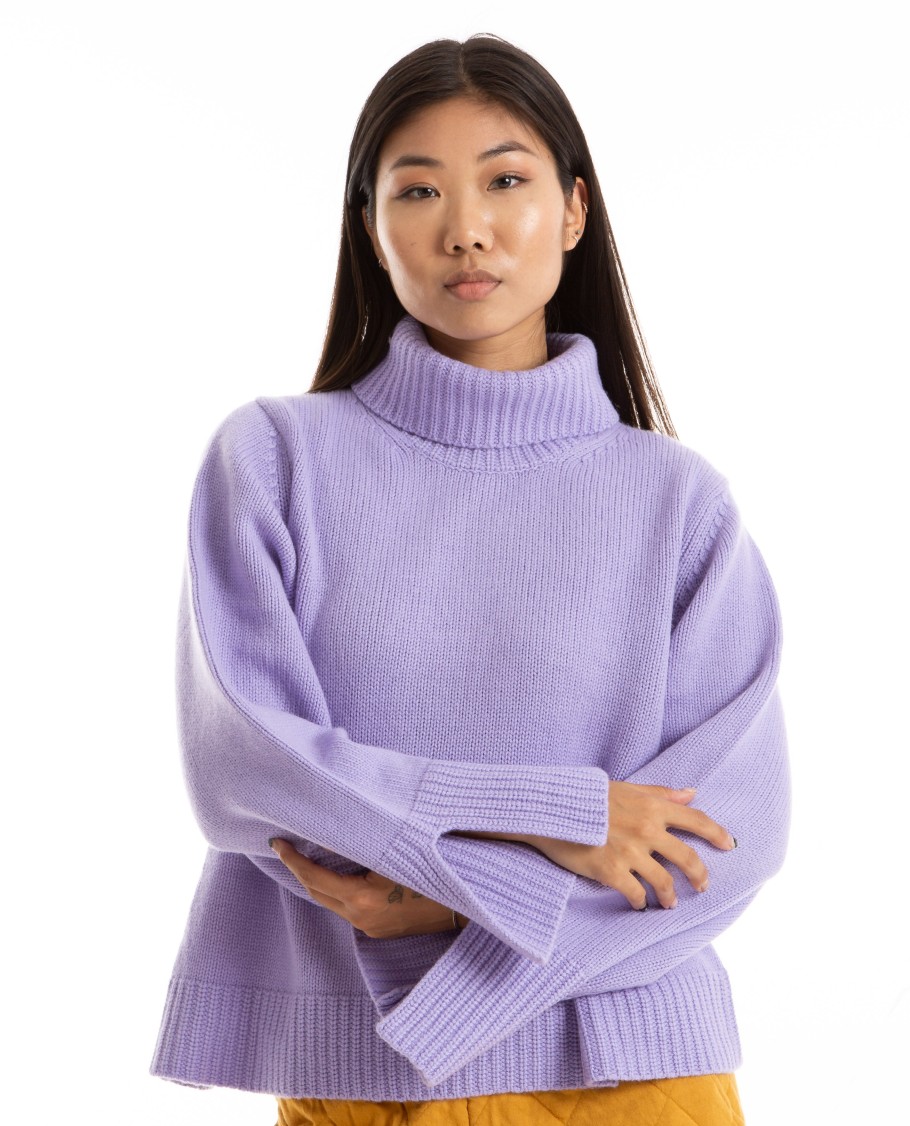 Women STATESIDE | Wool/Cashmere Turtleneck Sweater