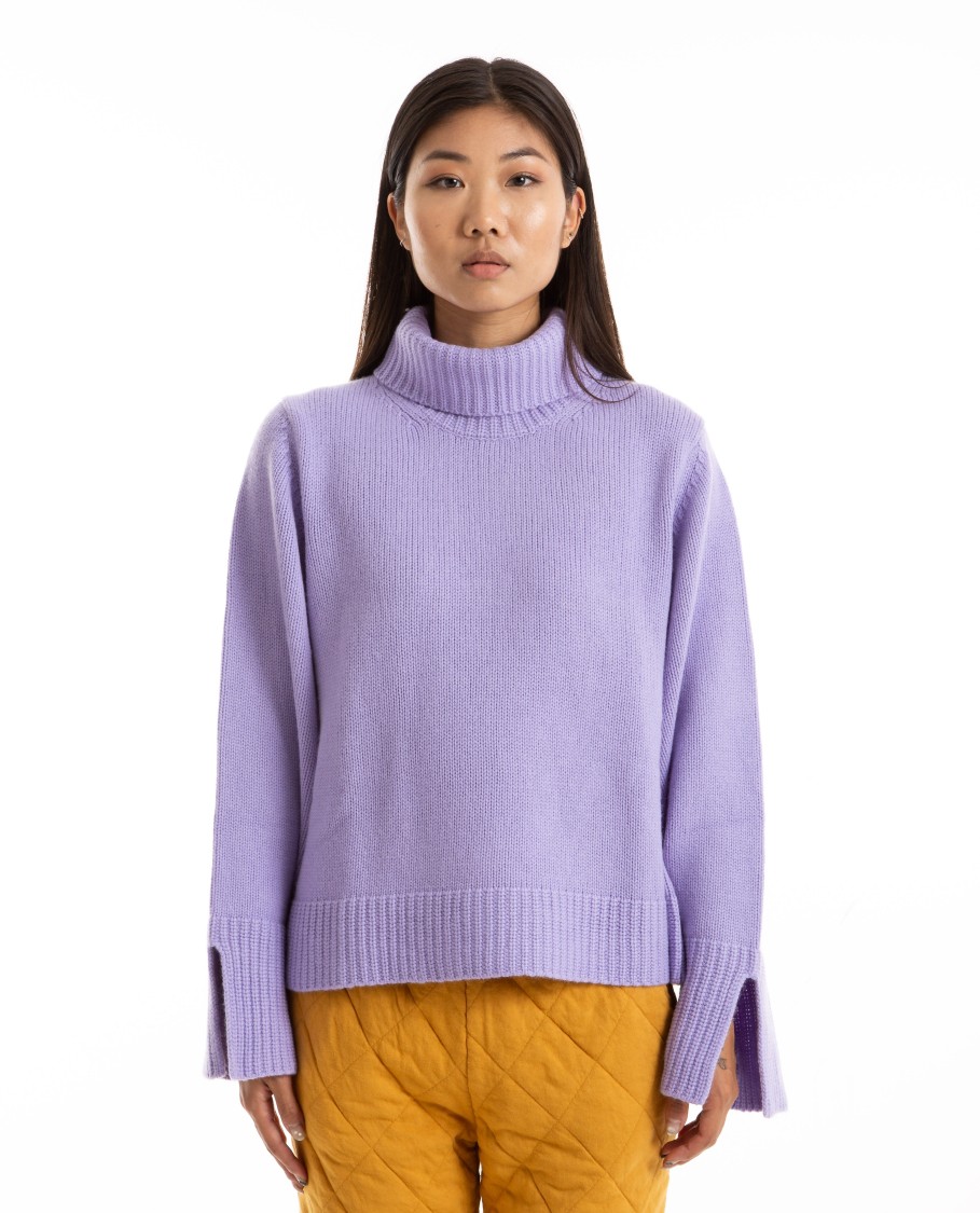 Women STATESIDE | Wool/Cashmere Turtleneck Sweater