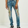 Men NEON DENIM BRAND | Sid Embroidered Indigo