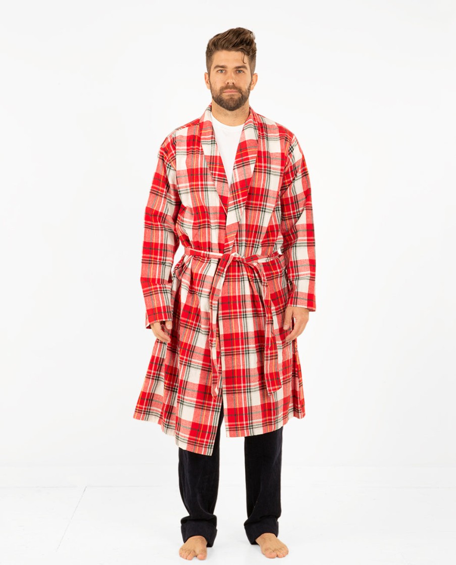 Men ORIGINAL MADRAS TRADING COMPANY | No. 80 Rope Belted Robe