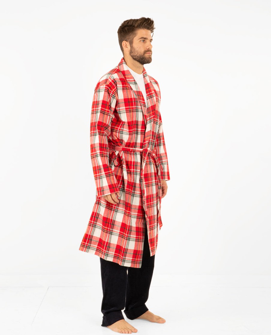 Men ORIGINAL MADRAS TRADING COMPANY | No. 80 Rope Belted Robe