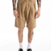 Men MONITALY | Drop Crotch Shorts Khaki