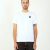 Men COMME DES GARÇONS PLAY | Black Heart Play Tee