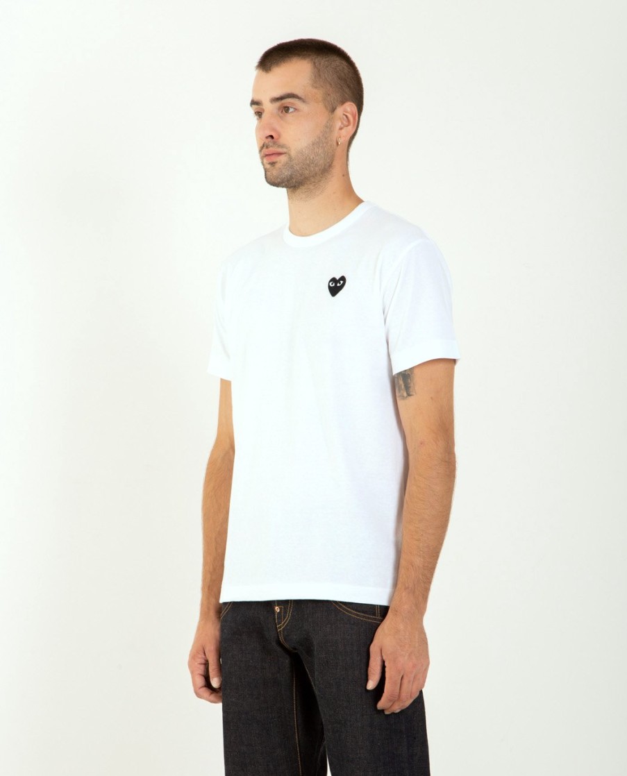 Men COMME DES GARÇONS PLAY | Black Heart Play Tee