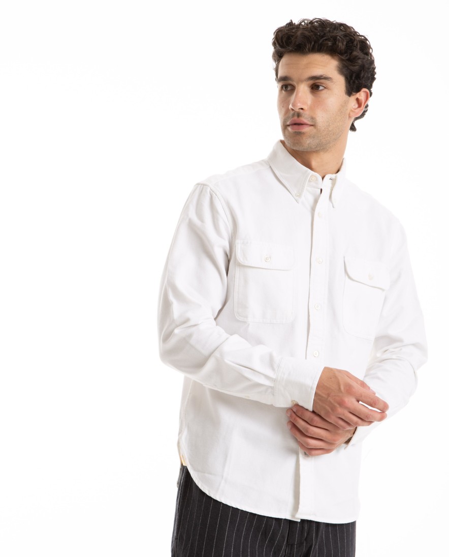 Men ORIGINAL MADRAS TRADING COMPANY | Twin Flap Pocket Button Down