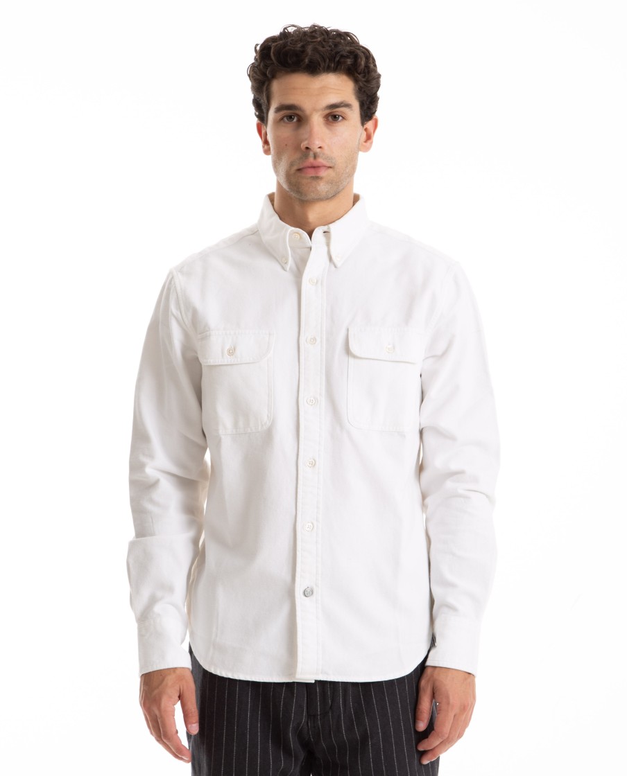 Men ORIGINAL MADRAS TRADING COMPANY | Twin Flap Pocket Button Down