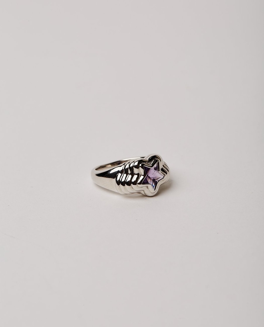 Men JULY CHILD | Starstruck Ring Lilac Silver