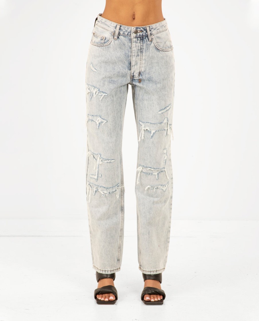 Men KSUBI | Brooklyn Muse Repair Jeans