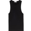 Women DONNI. | Rib Tank Jet Black