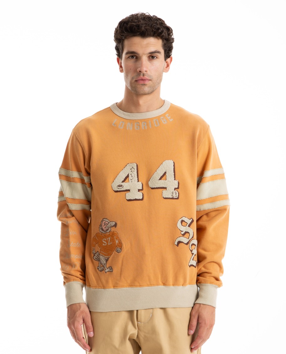 Men SAMUEL ZELIG | Varsity Crew Neck Sweatshirt