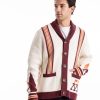 Men MALBON GOLF | Helena Shawl Collar Knit Sweater