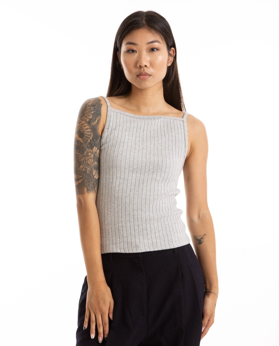 Men DONNI. | Sweater Rib Tank Grey