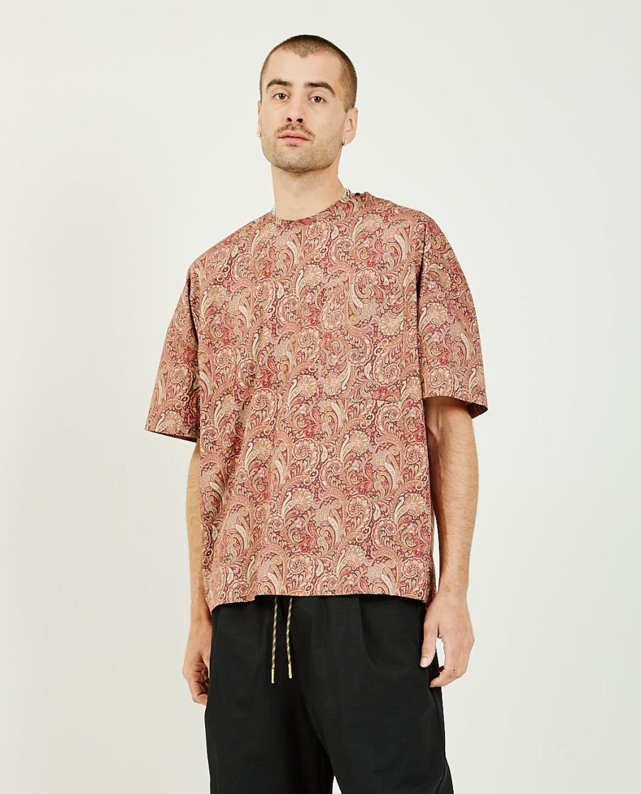 Men GREI | Woven Crew Paisley