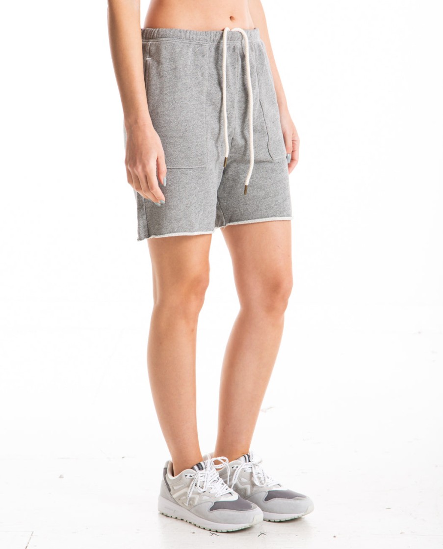 Men THE GREAT | The Patch Pocket Sweat Short Grey