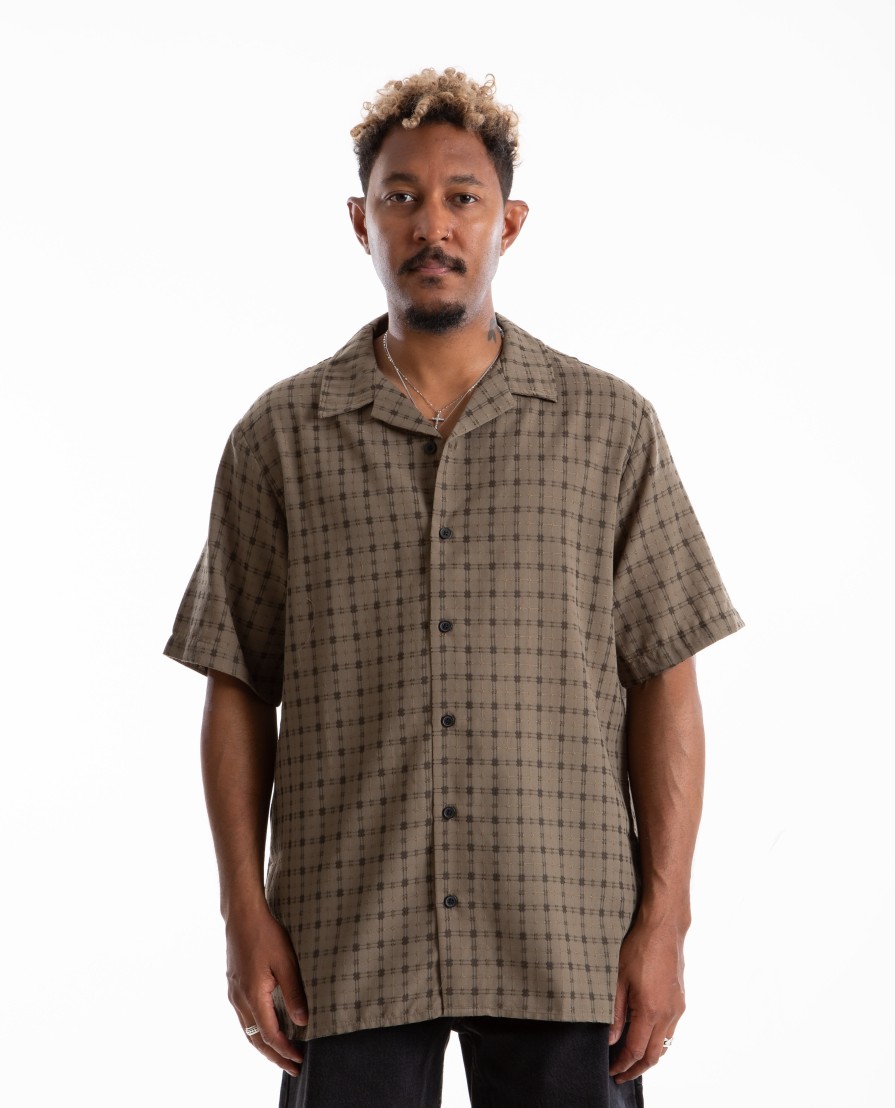 Men THRILLS | Infinity Check Bowling Shirt