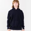 Men LES TIEN | Cropped Hoodie Navy