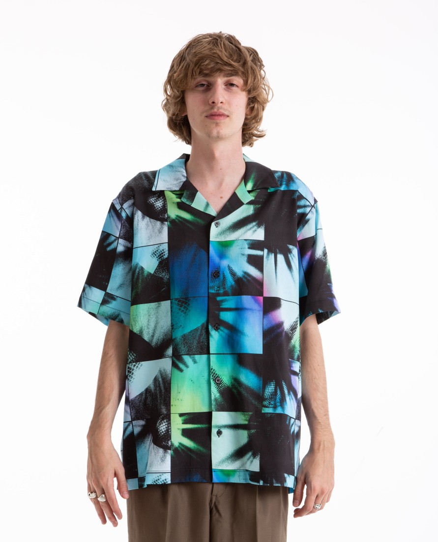 Men SATURDAYS NYC | Disco Print Canty Ss Shirt