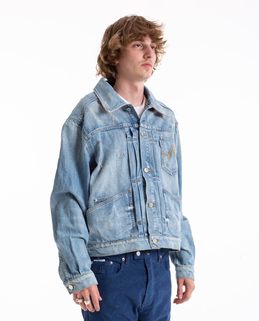 Men LONGLIVE | Denim Trucker Jacket