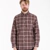 Men THRILLS | Genuine Oversized Flannel Rum Raisin