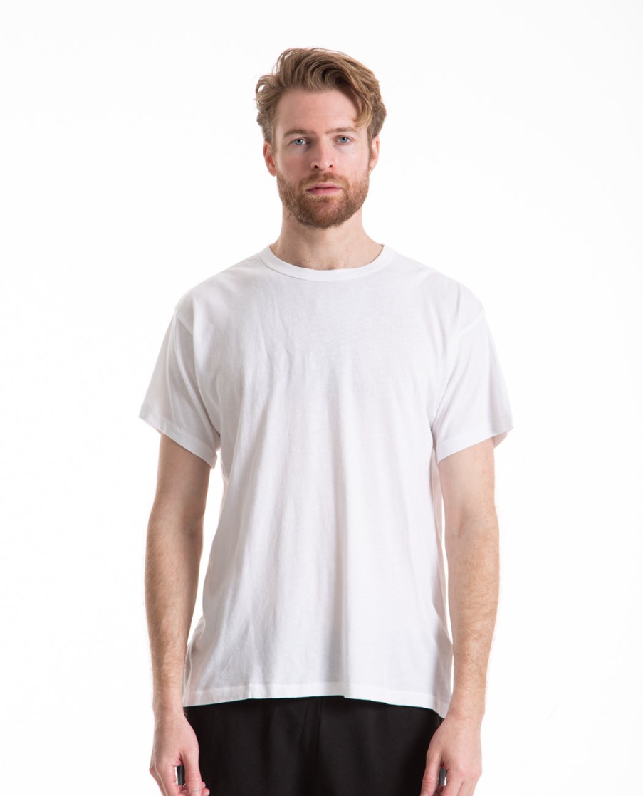 Men THE GREAT | The Men'S Boxy Crew True White