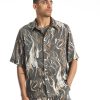 Men GREI | S/S Box Shirt Charcoal Marble