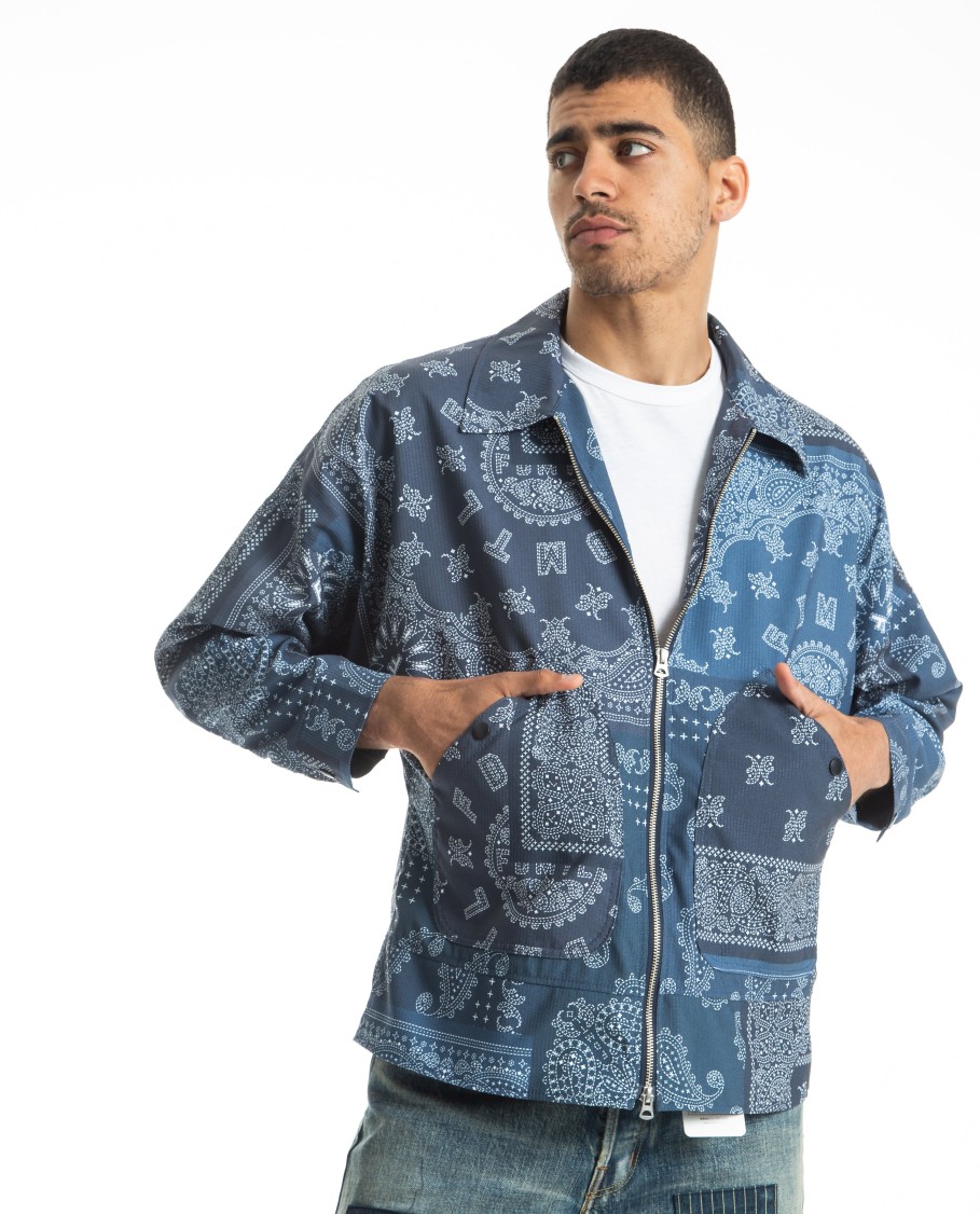 Men FDMTL | Printed Patchwork Jacket