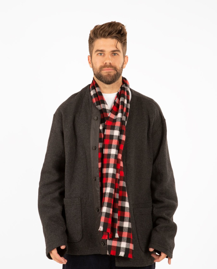 Men WOOLRICH | Micro Buffalo Scarf