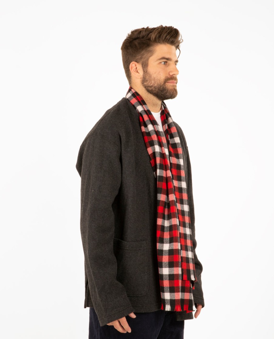 Men WOOLRICH | Micro Buffalo Scarf