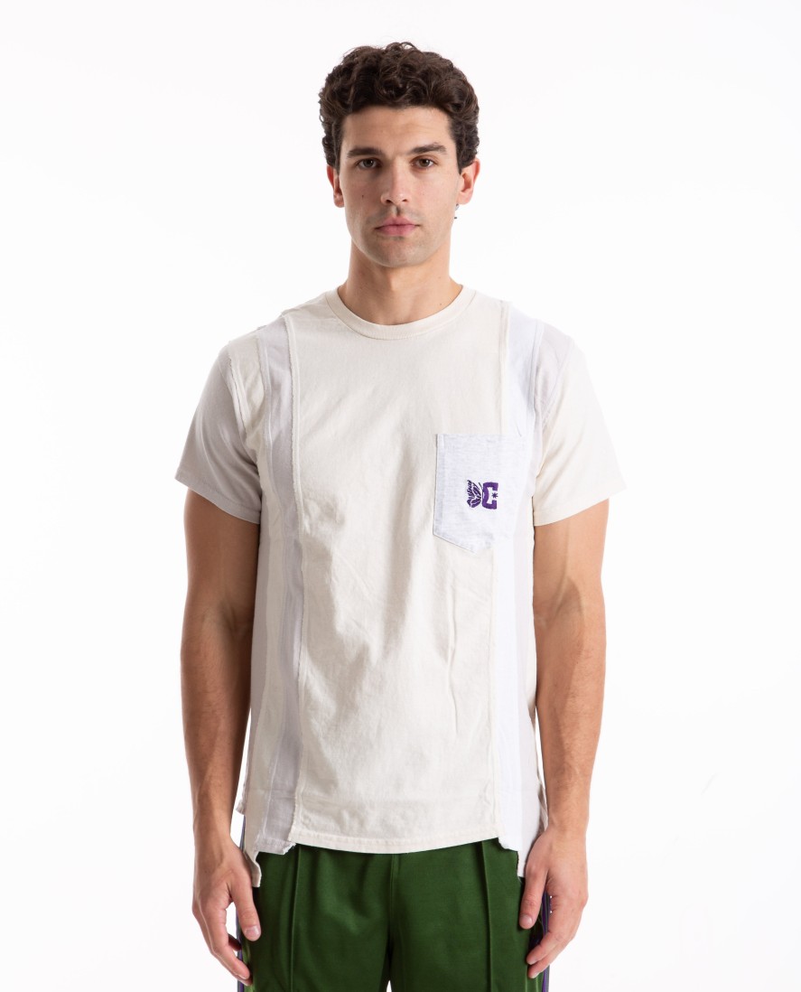 Men NEEDLES | Cut S/S Tee-Solid