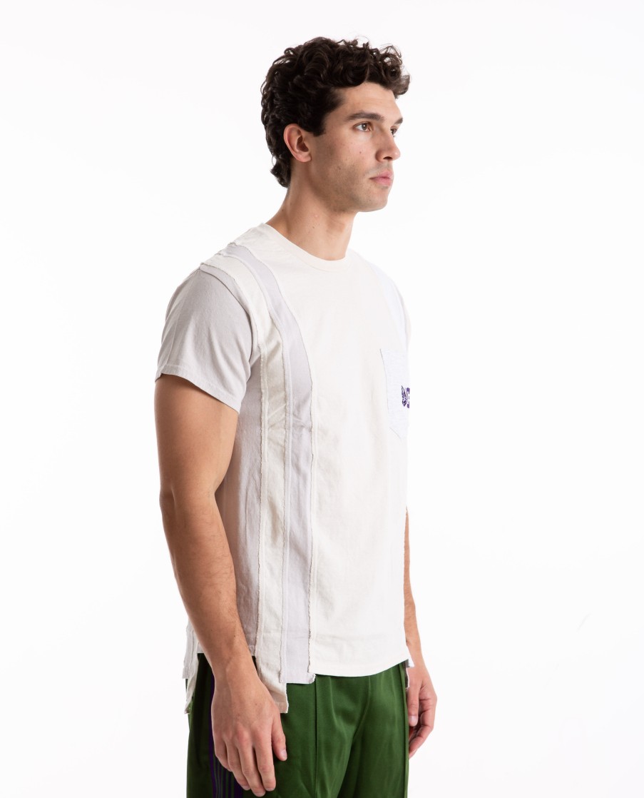 Men NEEDLES | Cut S/S Tee-Solid