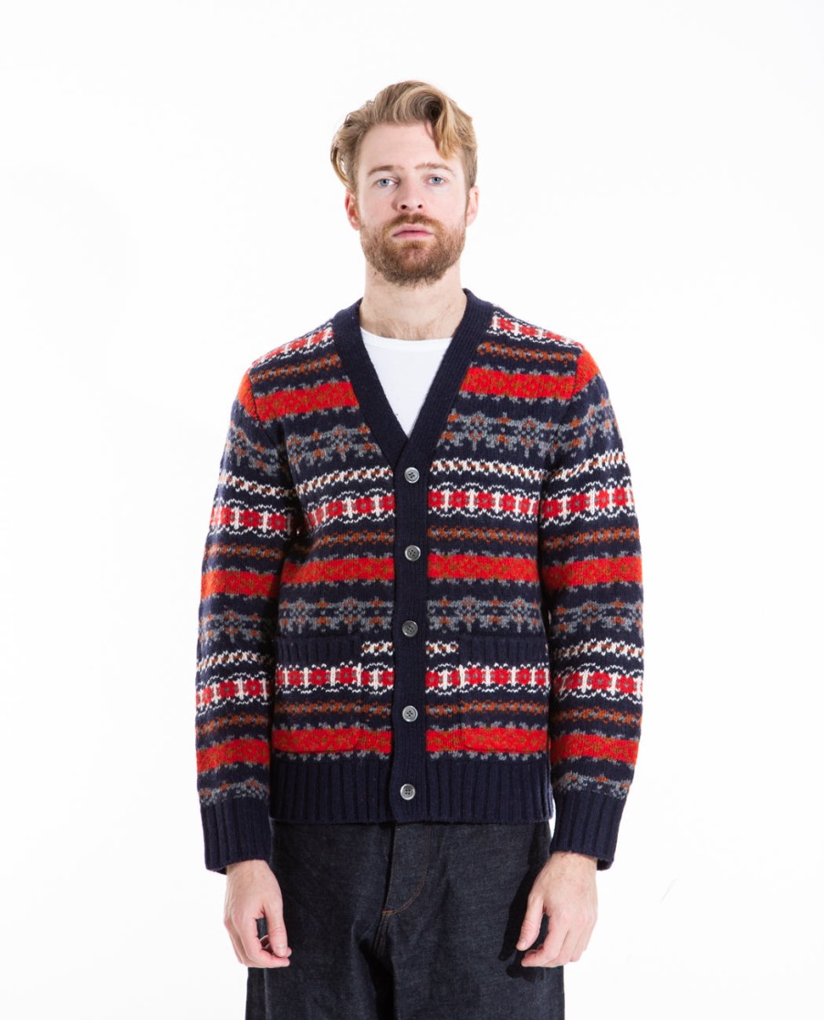 Men ALEX MILL | Fair Isle Cardigan