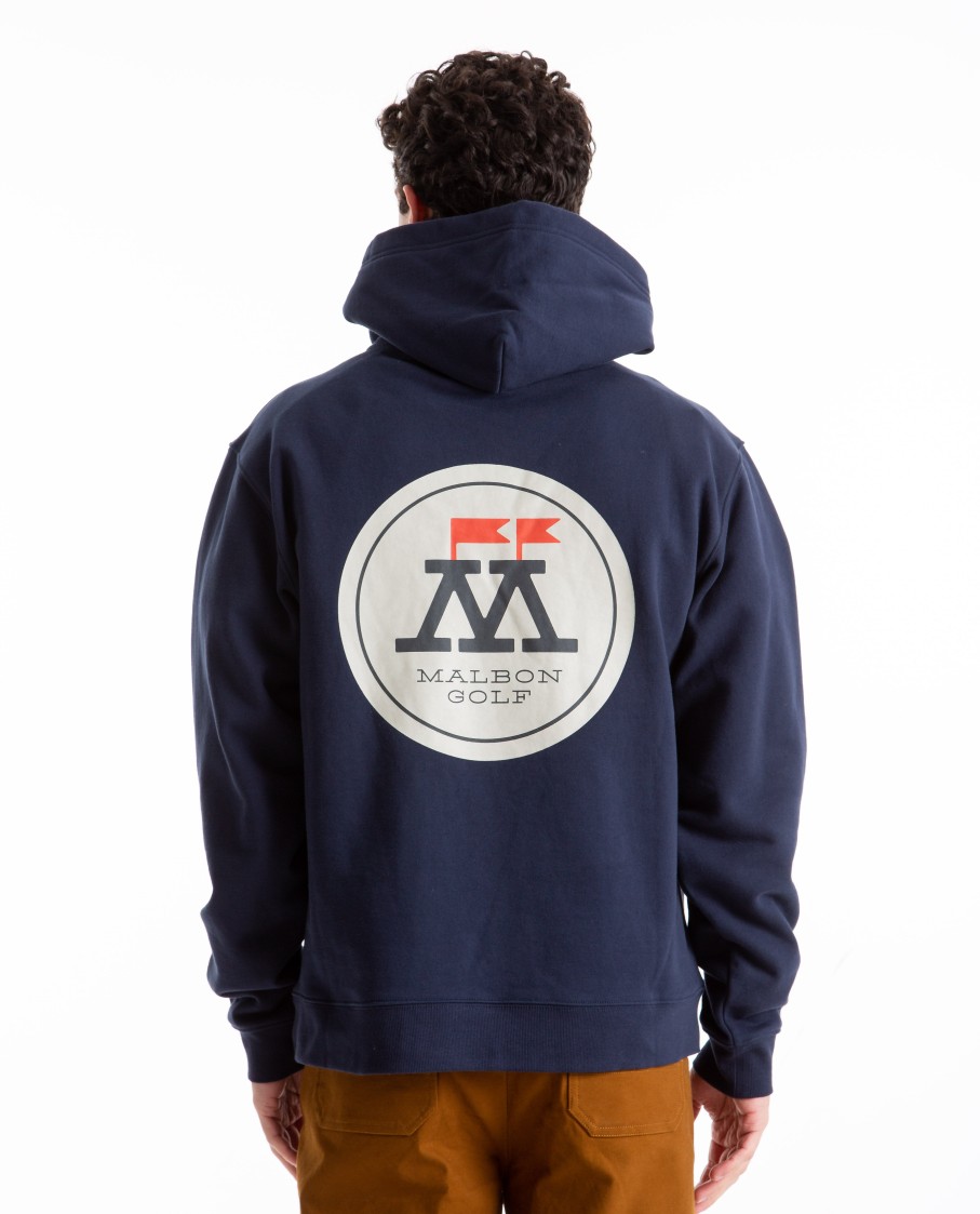 Men MALBON GOLF | Flag Seekers Hooded Sweatshirt