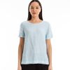 Men HARIS COTTON | Boat Neck Linen Top Ocean