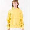 Men LES TIEN | Cropped Hoodie Vintage Yellow