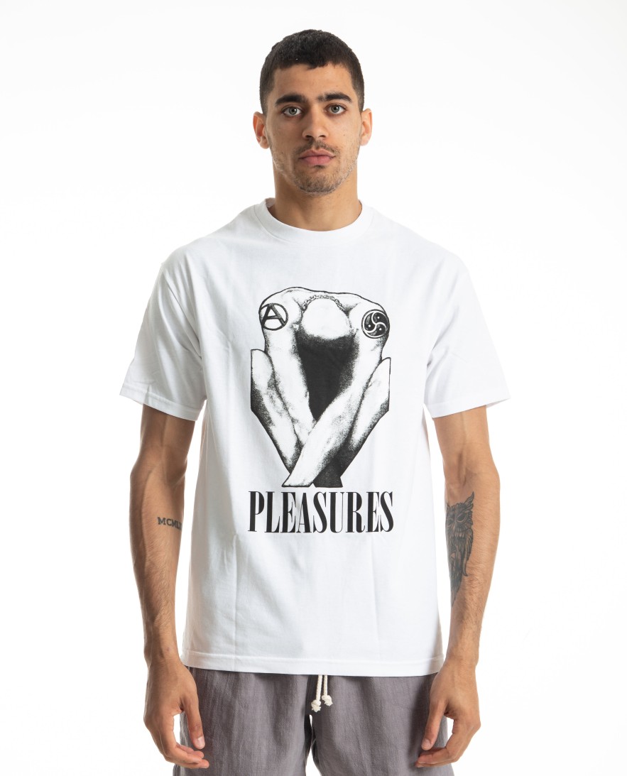 Men PLEASURES | Bended T-Shirt