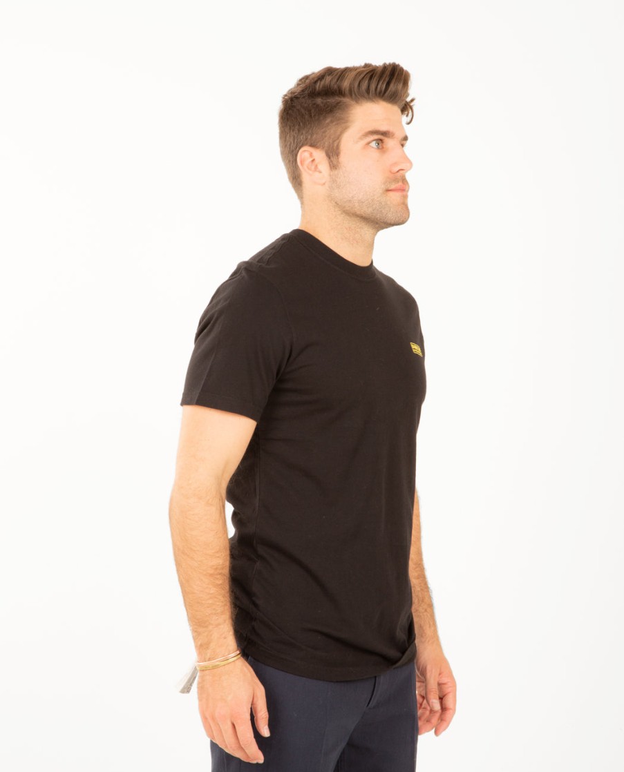 Men BARBOUR | Small Logo Tee Black