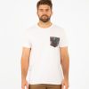 Men NAKED & FAMOUS | Pocket Tee Botanical Print