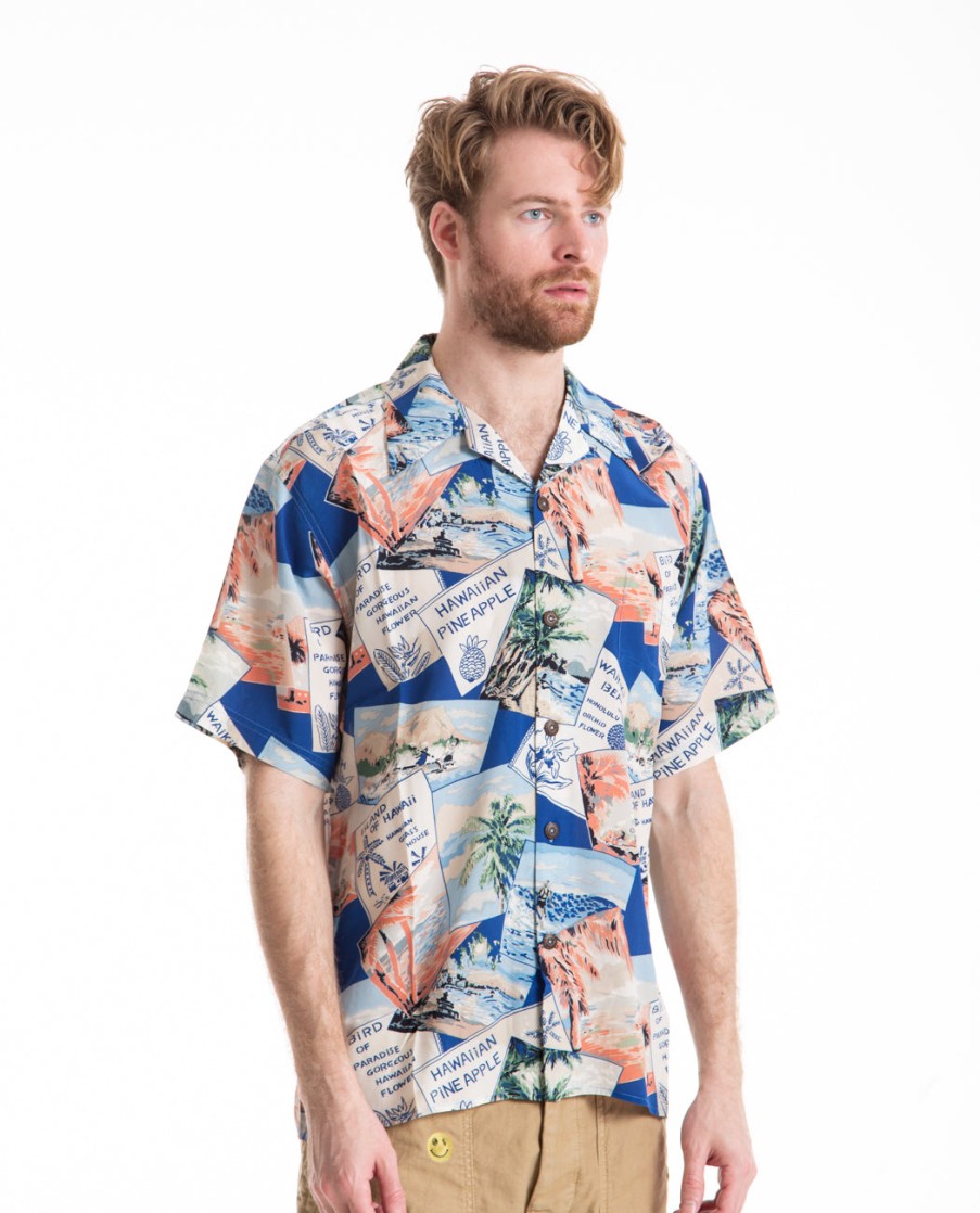 Men AVANTI | Picture Paradise Aloha Shirt