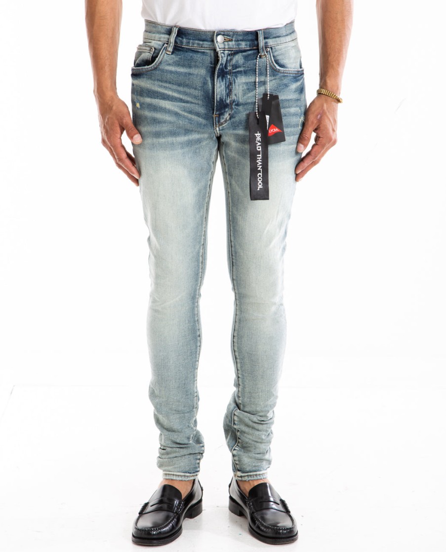 Men DEAD THAN COOL | Light Indigo Essential Jeans